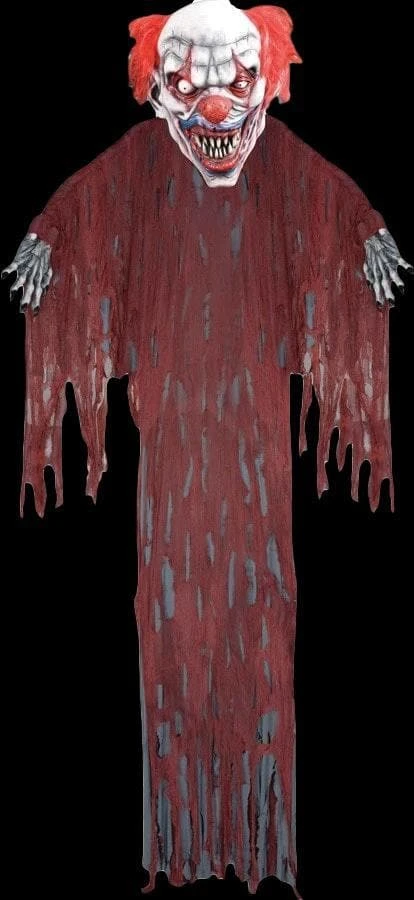 Morris 12' "Evil Clown" Hanging Halloween Decoration Props