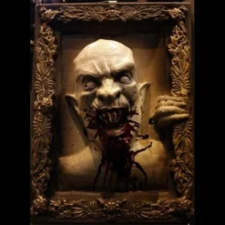 Distortions Zombie Props "3D Portrait - Creep" Hanging Haunted House Decoration