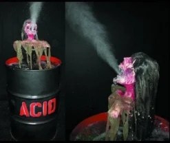 Distortions Animatronics "Acid Spitter Barrel" Halloween Animatronic
