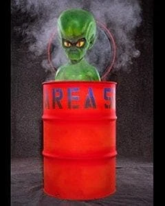 Distortions "Alien Ambush" Sci-Fi Animatronic Barrel Animatronics