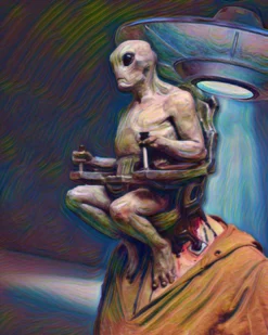 The Horror Dome Alien Mind Control Poster Decorations