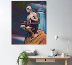 The Horror Dome Alien Mind Control Poster Decorations