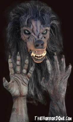 The Horror Dome Masks "Bad Moon Werewolf" HD Studios Pro Mask And Hands Set