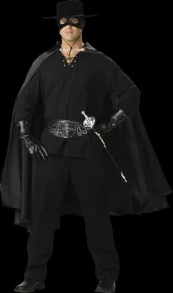 Morris "Bandido" Costume - Adult/Black Costumes