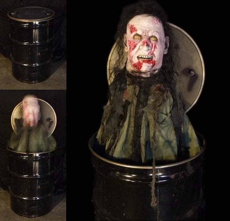 Distortions "Barrel Blaster" Halloween Animatronic Animatronics