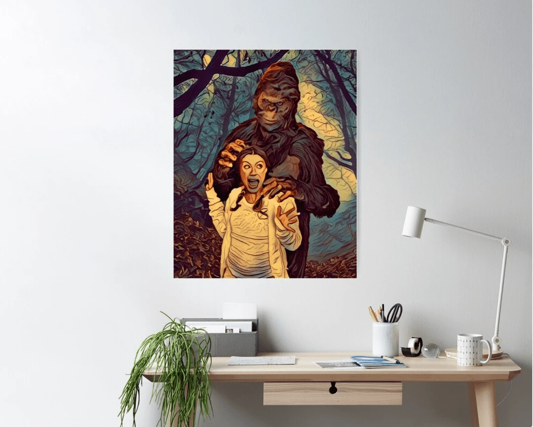 The Horror Dome Bigfoot Poster Decorations