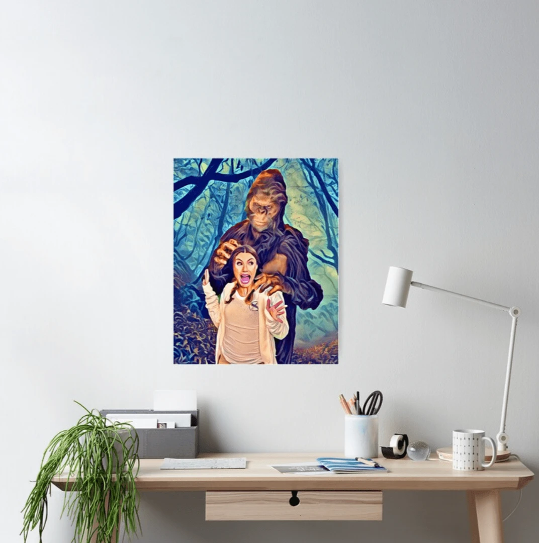 The Horror Dome Bigfoot Poster Decorations