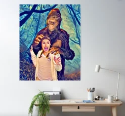 The Horror Dome Bigfoot Poster Decorations