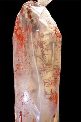 Distortions "Bloody Female Bodybag" Electric Animated Halloween Prop Props