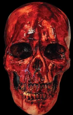 Morris Props "Bloody Resin Skull" Halloween Prop
