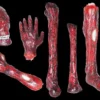 Morris Package Deals "Burnt Body Parts" Gory Halloween Props - Package Deal