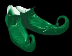 Morris Accessories "Classic Elf Shoes - Green" Christmas Costume Accessory