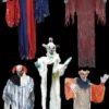Morris Package Deals Clown Props "Clown" Hanging Halloween Decorations - Package Deal