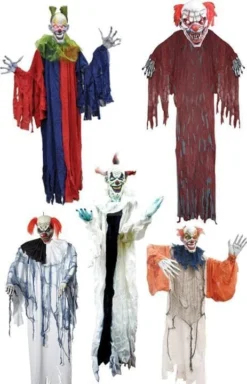 Morris Package Deals Clown Props "Clown" Hanging Halloween Decorations - Package Deal