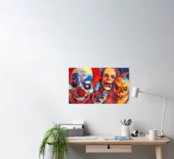 The Horror Dome Decorations Clownin Around Poster