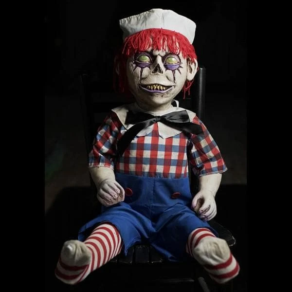 Morris Props "Creepy Dandy Andy" Electric Animated Doll Halloween Prop