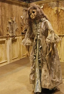 Nevermore Productions "Creepy Life Size Porcelain Doll" Electric Halloween Animatronic