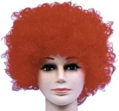 Morris "Curly Clown - Red Afro" Halloween Wig