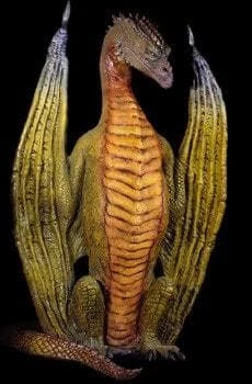 Distortions Props "Dragon" Professional Halloween Prop - 8 Foot Tall