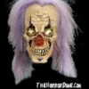 The Horror Dome Masks "Evil Clown - Purple Hair" Mask