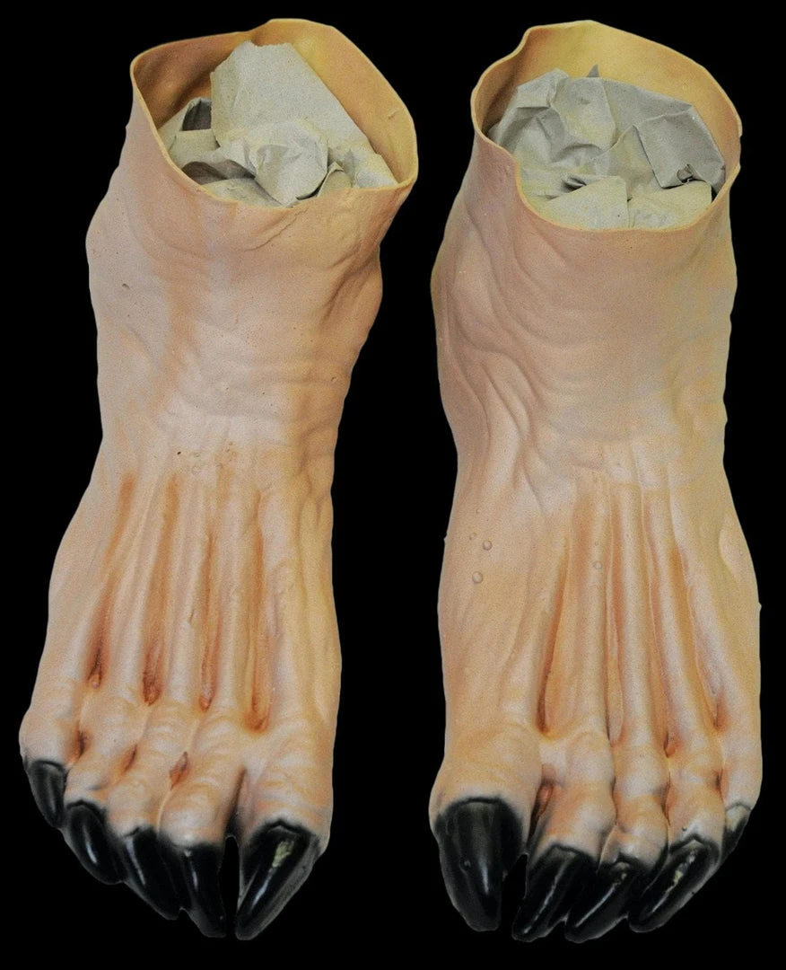 Morris "Flesh Monster Deluxe Latex Feet" Halloween Costume Shoes Hands & Feet