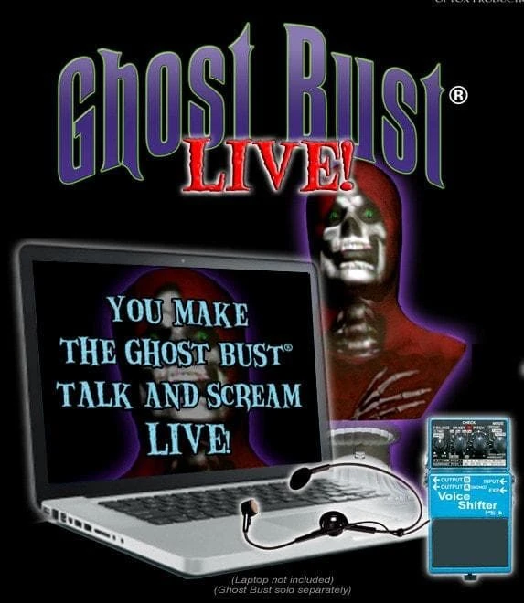 Night Frights "Ghost Bust - Live" Haunted Projection Software Horror Movie Props