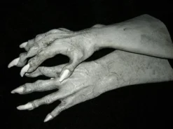 The Horror Dome Hands & Feet "Ghost Vampire Hands" Deluxe Latex Halloween Costume Gloves