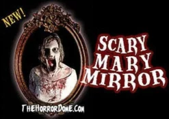 Night Frights "Haunted Mirror - Scary Mary" Professional Animated Halloween Decoration