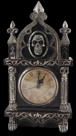 Morris Haunted Raven Clock Animated Prop
