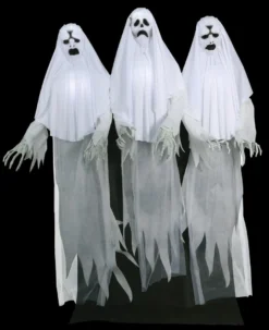 Morris "Haunting Ghost Trio" Animated Halloween Props