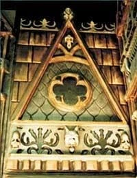 Morris Decorations "House Of The Dead - Gable" Haunted House Facade