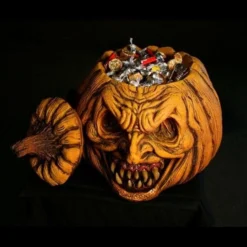 The Horror Dome "Jack O Lantern Candy Bowl" Halloween Decoration Props