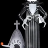Morris "Jack Skellington And Zero" Air-blown Inflatable Halloween Decoration Decorations