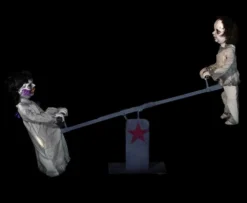 Distortions "Kreepy Kids - Kiddyland Teeter-Totter" Electric Animated Halloween Prop Props