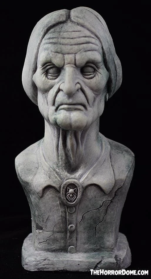 The Horror Dome Scary Props NEW For 2022 - "Madam Macy Ghostly Manor Bust" HD Exclusive Halloween Decoration