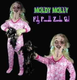 The Horror Dome "Moldy Molly And Rotten Robbie" Zombie Halloween Props - Combo Package Deal