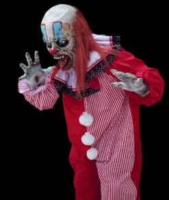 The Horror Dome Costumes "Movie Clown Suit In Red" Costume