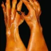 The Horror Dome "Movie Quality Pumpkin Deluxe Latex Hands" Halloween Costume Gloves