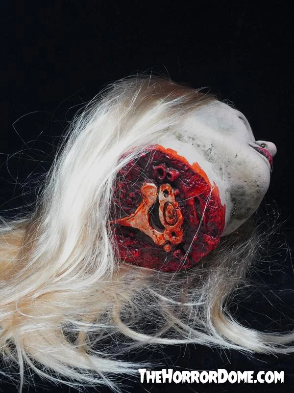 The Horror Dome "Ophelia Severed Head" HD Studios Ultra Realistic Halloween Prop Props