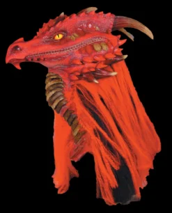 Morris Scary Masks "Red Brimstone Dragon" Mask