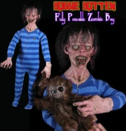 The Horror Dome Props "Robbie Rotten Zombie Kid" HD Studios Halloween Prop