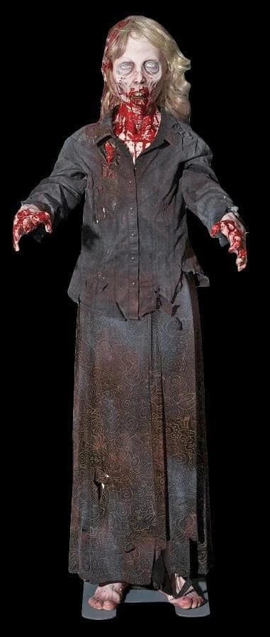 Morris "Rockin' Roxie" Electric Animated Zombie Halloween Prop Props