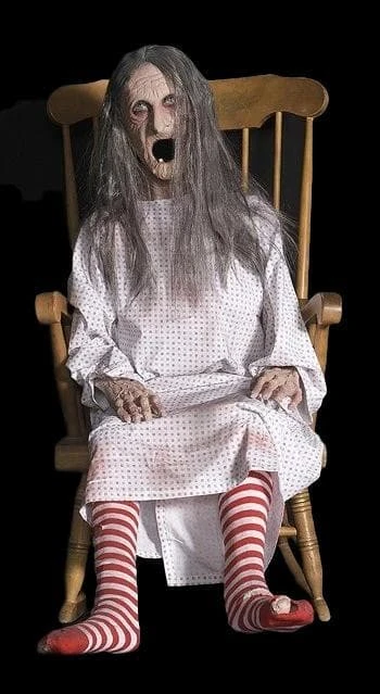Distortions Props "Rocking Grandma" Electric Animated Halloween Prop