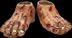 Morris Hands & Feet "Rotting Flesh Zombie Feet" Halloween Costume Accessory