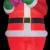 The Horror Dome Christmas Decorations "Santa With Gifts - 16 Foot Tall" Air-Blown Inflatable Halloween Decoration