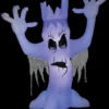 Morris "Scary Tree With Black Light Effect" Air-Blown Inflatable Halloween Decoration