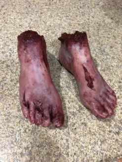 SpellBound FX And Art "Silicone Severed Feet" Body Parts Halloween Prop