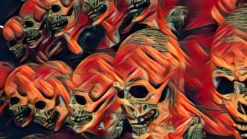 The Horror Dome Decorations Skull Poster