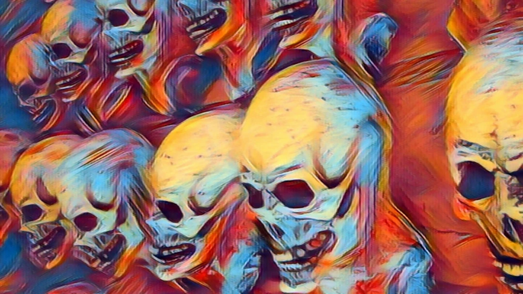 The Horror Dome Decorations Skull Poster