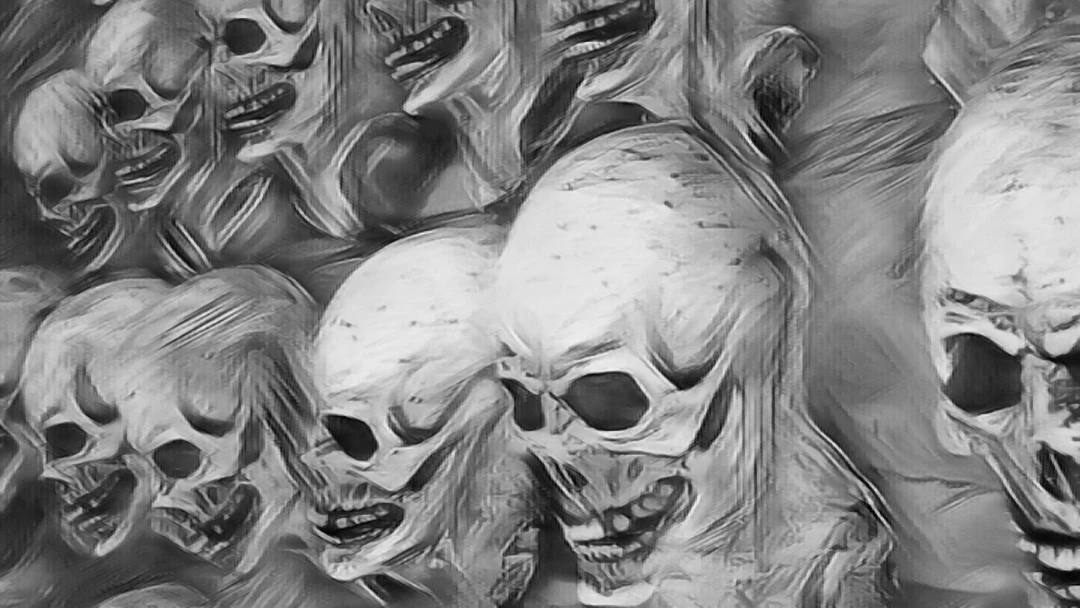 The Horror Dome Decorations Skull Poster